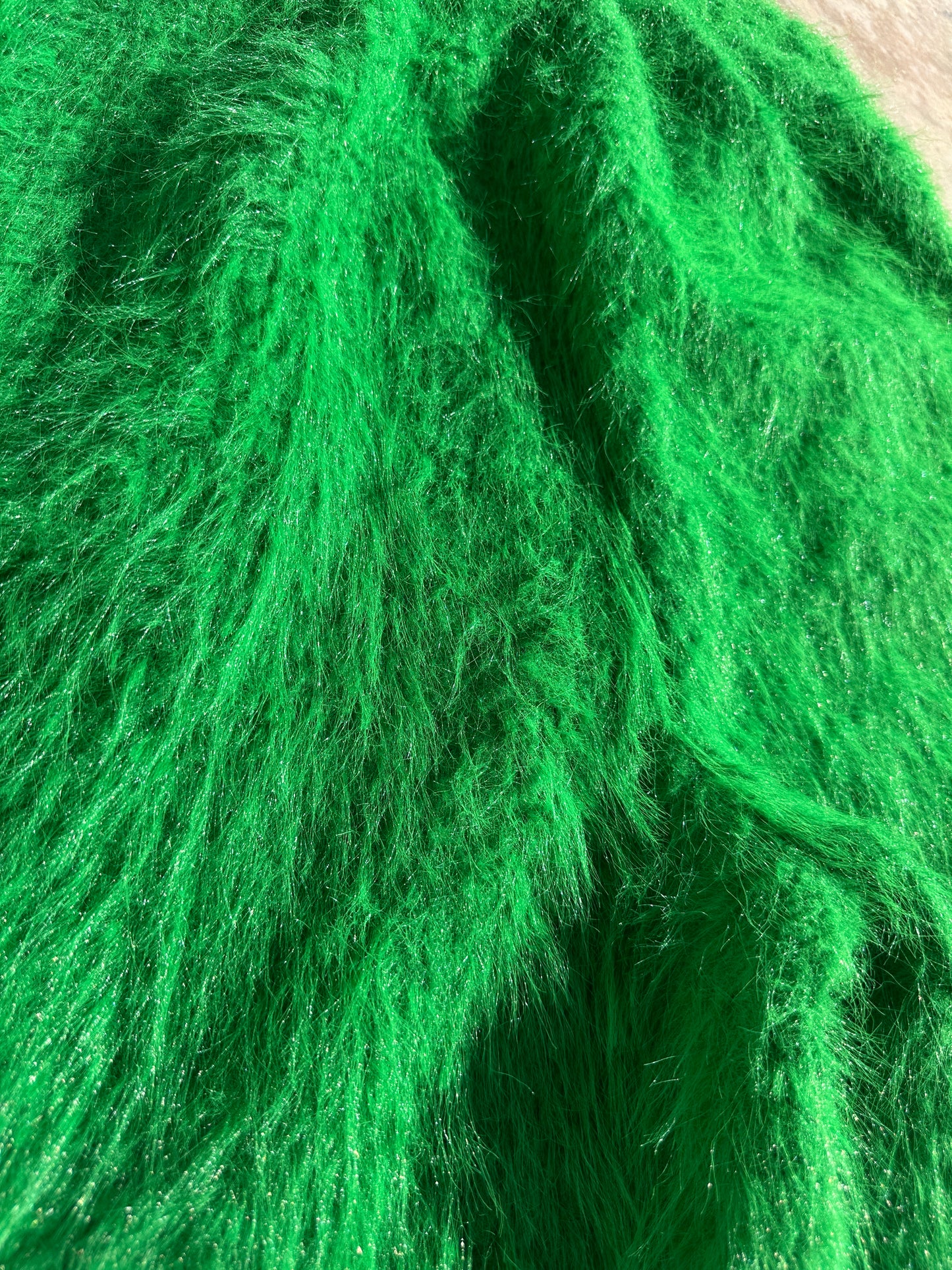 Green Mohair Shorts
