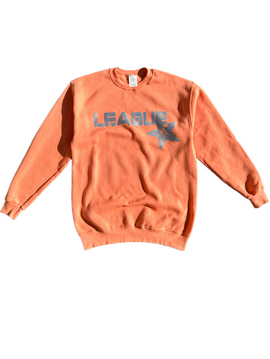 League Star Vintage Crewneck (Sherbet)