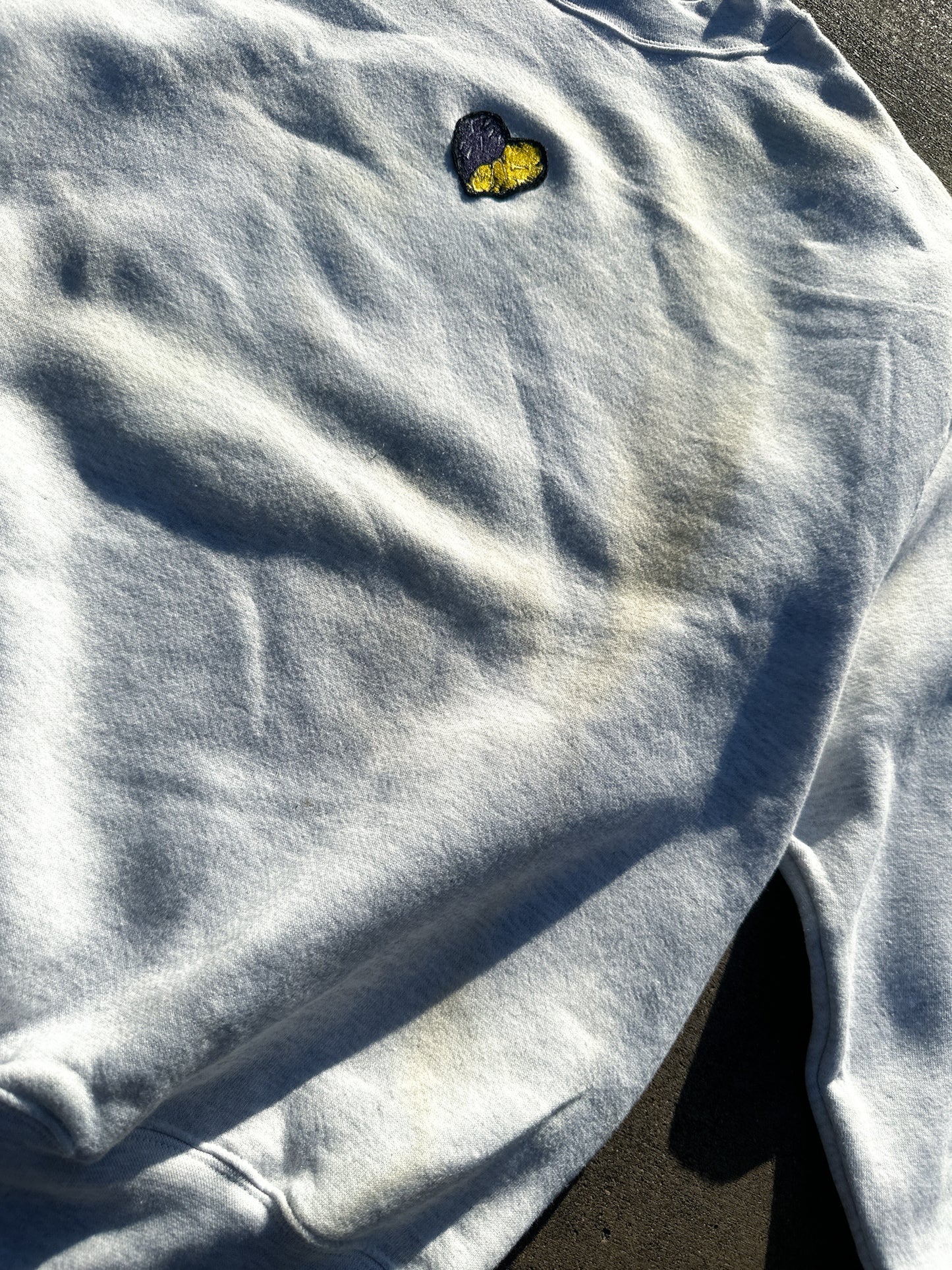 Heart Logo Vintage Crewneck (Grey)