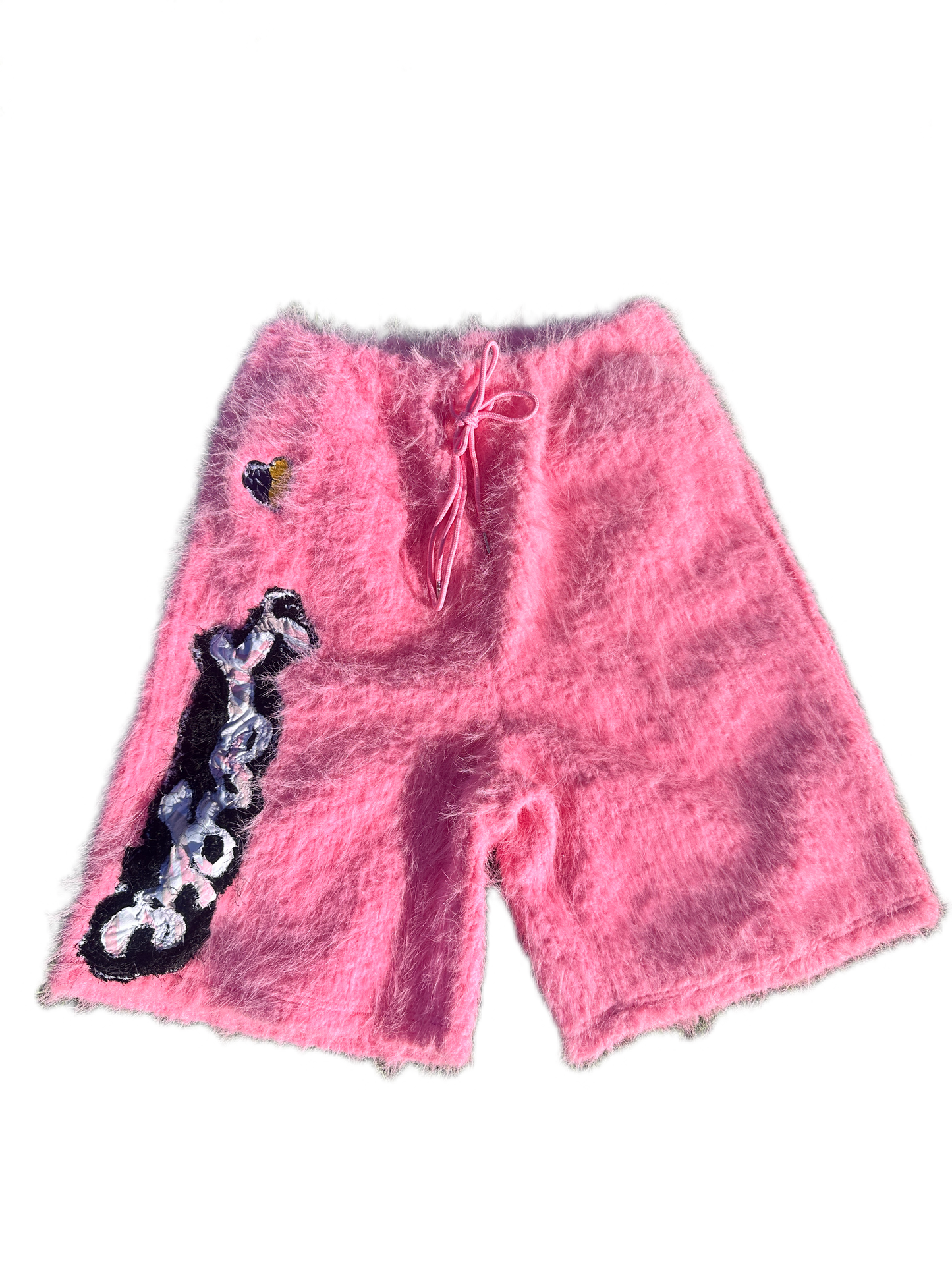 Pink Mohair Shorts