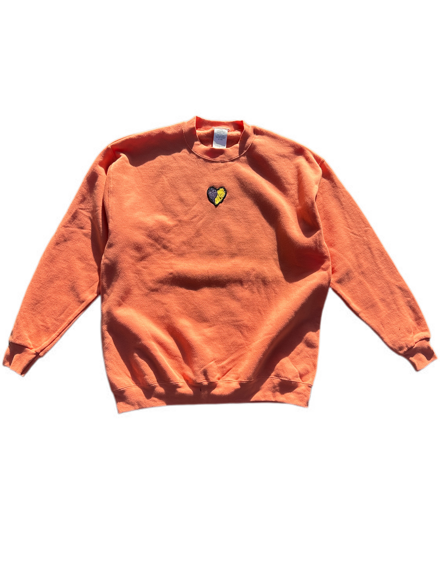 Heart Logo Vintage Crewneck (Sherbet)